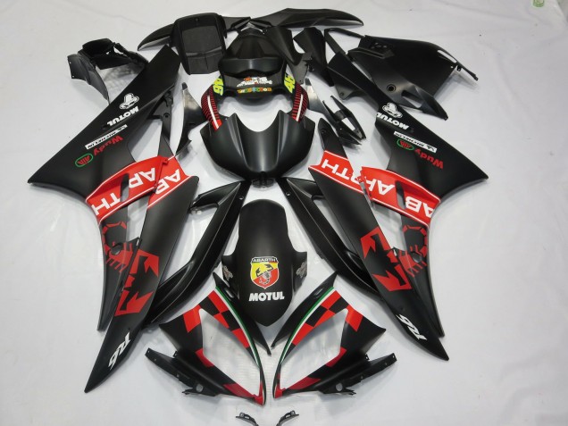 Abarth Nero Opaco 2006-2007 Yamaha R6 Carena Moto