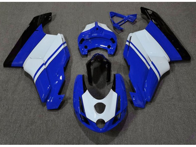 Blu Lucido & Bianco 2003-2004 Ducati 749 999 Carena Moto