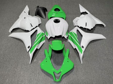 Striscia Laterale Verde & Bianca 2009-2012 Honda CBR600RR Carena Moto